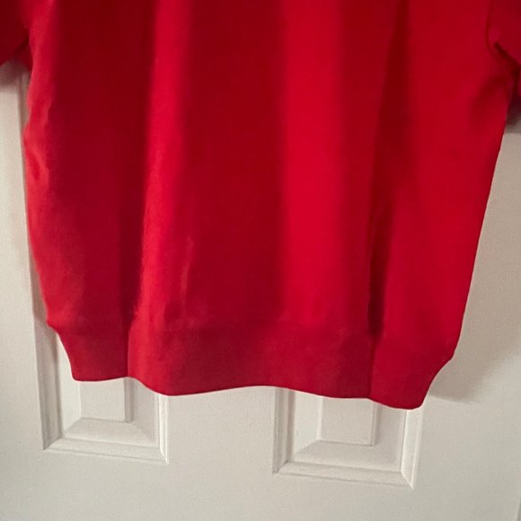 Everlane Red The Oversized Polo Top Shirt Size Small New with Tags - Picture 10 of 11